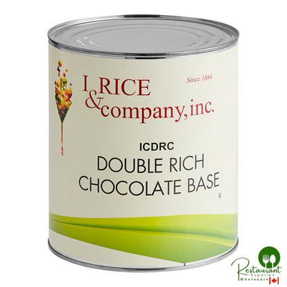 I. Rice Rich Double Chocolate Hard Serve Ice Cream Base #10 Can