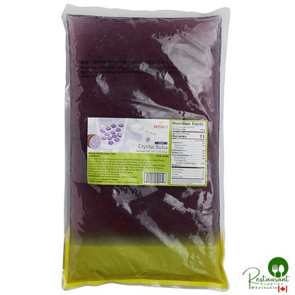 Bossen Taro Crystal Boba in Syrup 4.4 lb. - 6/Case