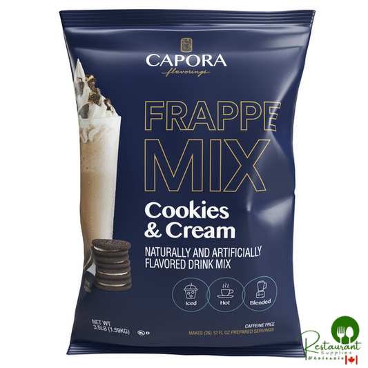 Capora 3.5 lb. Cookies & Cream Frappe Mix