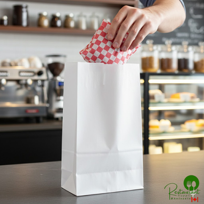 8 lb. Waxed Paper Bag By Prime - 1,000/Case
