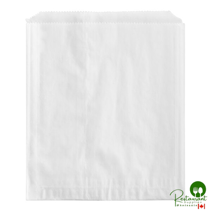 White Wet Waxed Sandwich Bag 6" x 3/4" x 6 7/8" By Prime - 6,000/Box