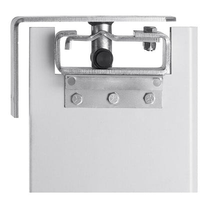 Regency Single Aluminum Swinging Traffic Door with 9" x 14" Window - 36" x 84" Door Opening