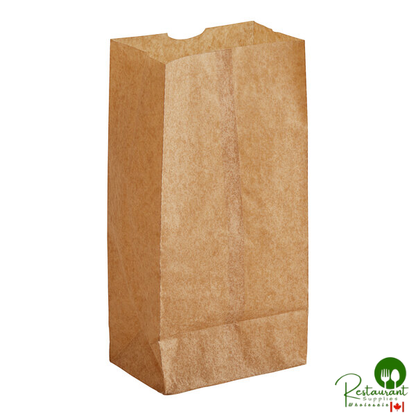 4 lb. Natural Kraft Waxed Paper Bag By Prime - 1,000/Case