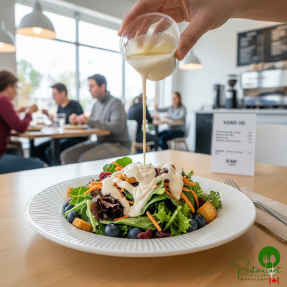 Ken's Foods 1 Gallon Deluxe Bleu Cheese Dressing - 4/Case