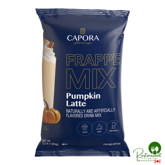 Capora Pumpkin Latte / Frappe Mix 3.5 lb.