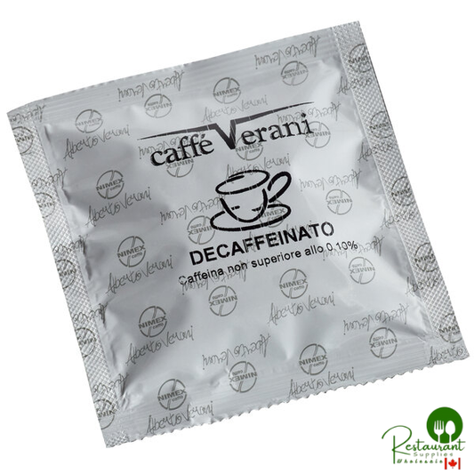 Caffe Verani Imported Italian Single Serve Decaf Espresso Pods - 150/Box