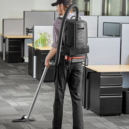 Hoover CH93600 Cordless Backpack Vacuum Kit with 10 Bags, 8.0 Ah Battery, and Charger - 40V
