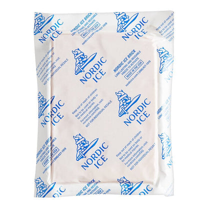 Nordic 24 oz. 6 1/2" x 4 1/4" x 1 1/2" Foam Brick Cold Pack NB24 - 24/Case
