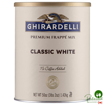 Ghirardelli 3.12 lb. Classic White Frappe Mix