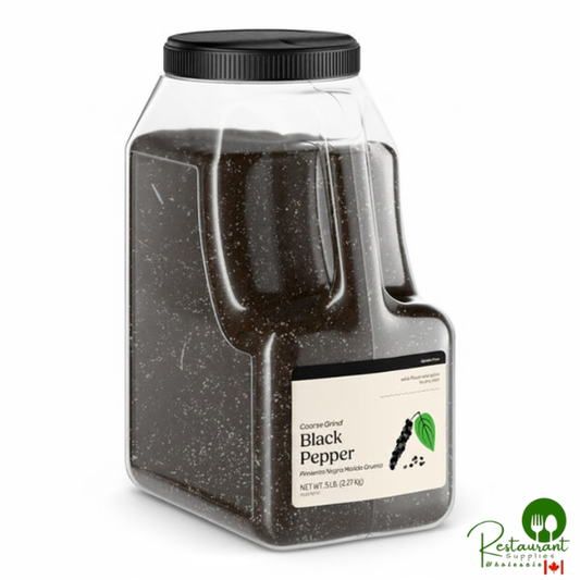 Premium Coarse Grind Black Pepper By Prime 5 lb. - 4/Case