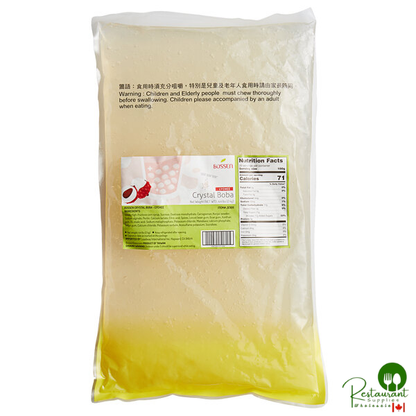 Bossen Lychee Crystal Boba in Syrup 4.4 lb.
