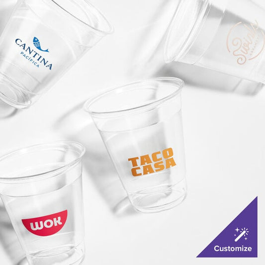 Choice Clear PET Customizable Plastic Cold Cup - 12 oz. - 1,000/Case