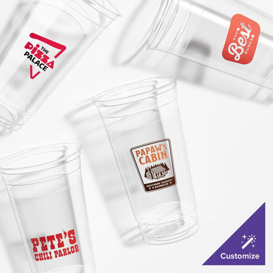 Choice Clear PET Customizable Plastic Cold Cup - 24 oz. - 600/Case