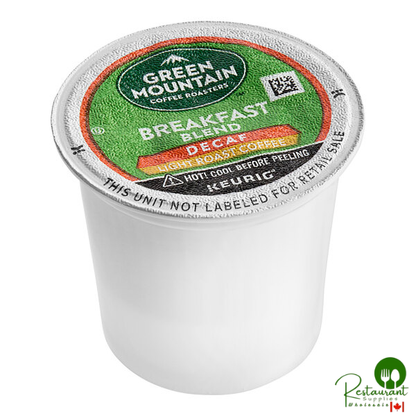 Green Mountain Coffee Roasters Decaf Breakfast Blend Single Serve Pods Keurig® K-Cup® - 96/Case
