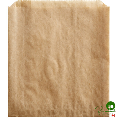 6" x 3/4" x 6 1/2" Kraft Sandwich / Extra Large French Fry Bag By Prime - 2,000/Case