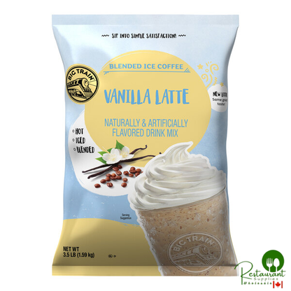 Big Train 3.5 lb. Vanilla Latte Blended Ice Coffee Mix