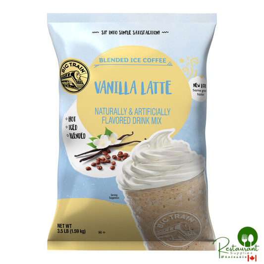 Big Train 3.5 lb. Vanilla Latte Blended Ice Coffee Mix