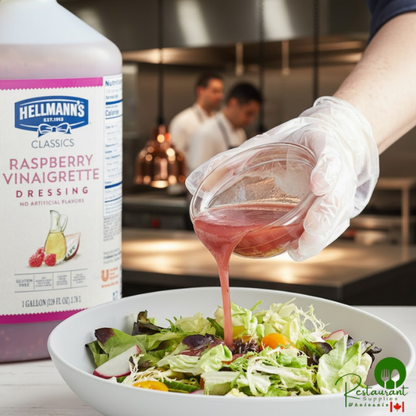 Hellmann's 1 Gallon Raspberry Vinaigrette Dressing - 4/Case