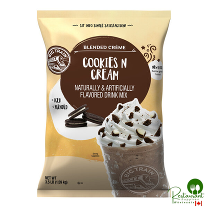 Big Train 3.5 lb. Cookies 'N Cream Blended Creme Frappe Mix