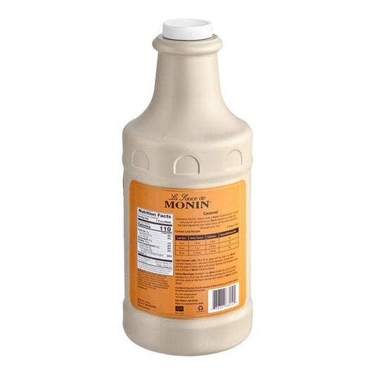 Monin Caramel Flavoring Sauce 64 fl. oz. - 4/Case