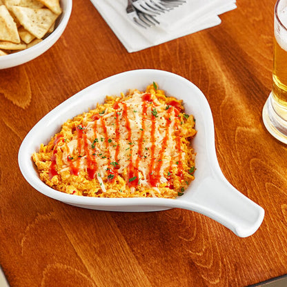 Acopa 18 oz. White Stoneware Fry Pan Server - 12/Case