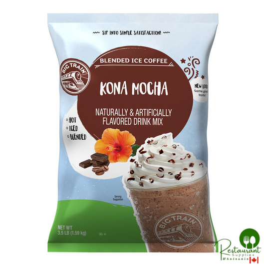 Big Train 3.5 lb. Kona Mocha Blended Ice Coffee Mix