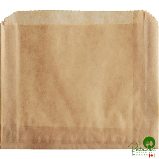 5" x 1" x 4" Large Kraft French Fry Bag By Prime - 2,000/Case