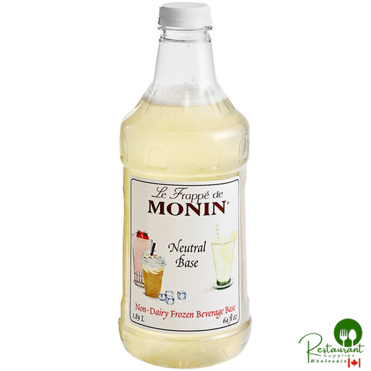 Monin Neutral Frozen Beverage Base Mix 64 fl. oz.