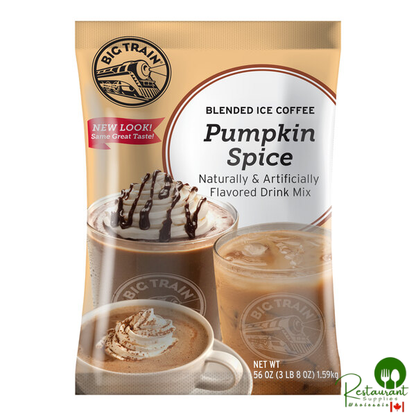 Big Train Pumpkin Spice Blended Ice Coffee Mix 3.5 lb.