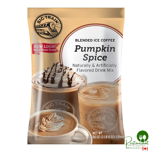 Big Train Pumpkin Spice Blended Ice Coffee Mix 3.5 lb.