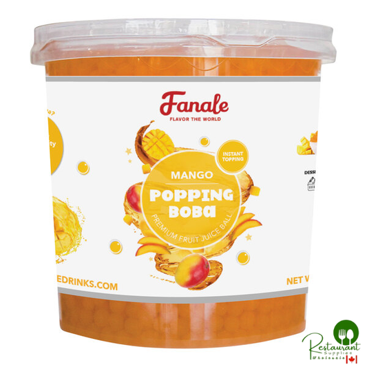 Fanale Mango Popping Boba 7.05 lb. - 4/Case
