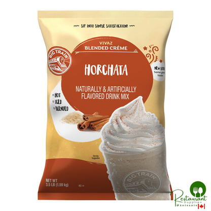Big Train 3.5 lb. Vivaz Horchata Mexican Inspired Blended Creme Frappe Mix
