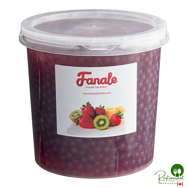 Fanale Raspberry Boba Fanale Raspberry Popping Boba 7.05 lb. - 4/Case – Prime Restaurant ...