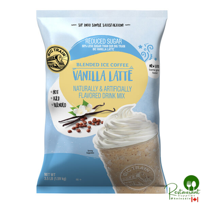 Big Train 3.5 lb. Reduced Sugar Vanilla Blended Ice Coffee Mix