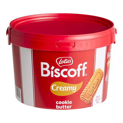 Lotus Biscoff Creamy Cookie Butter Spread Pail 17.64 lb.