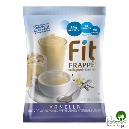 Big Train 3 lb. Fit Frappe Vanilla Protein Drink Mix