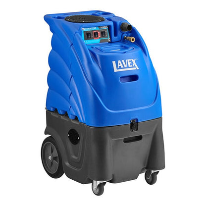 Lavex Dual 3-Stage Heated Carpet Extractor with 25' Hoses and 12" Stainless Steel Wand - 12 Gallon, 500 PSI