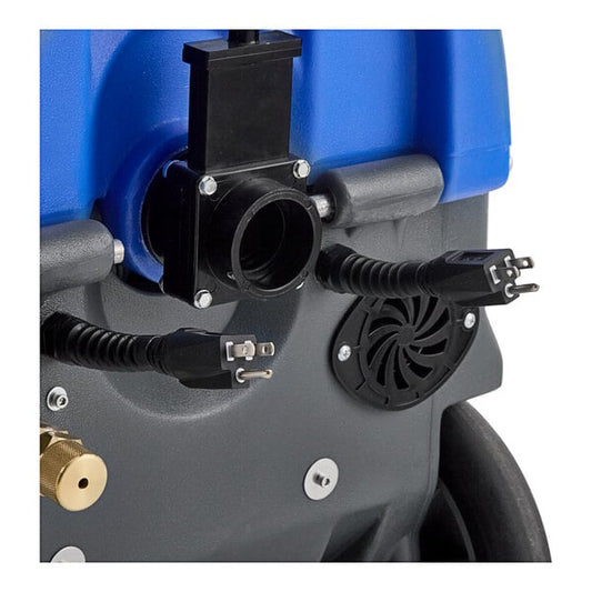 Lavex Dual 3-Stage Heated Carpet Extractor with 25' Hoses and 12" Stainless Steel Wand - 12 Gallon, 500 PSI