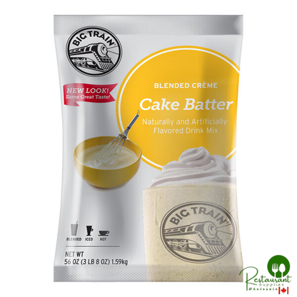 Big Train 3.5 lb. Cake Batter Blended Creme Frappe Mix
