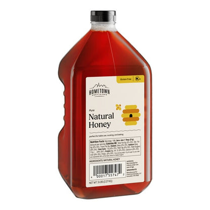 Hometown Provisions 5 lb. All-Natural Honey - 6/Case
