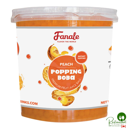 Fanale Peach Popping Boba 7.05 lb. - 4/Case