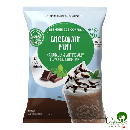 Big Train 3.5 lb. Chocolate Mint Blended Ice Coffee Mix