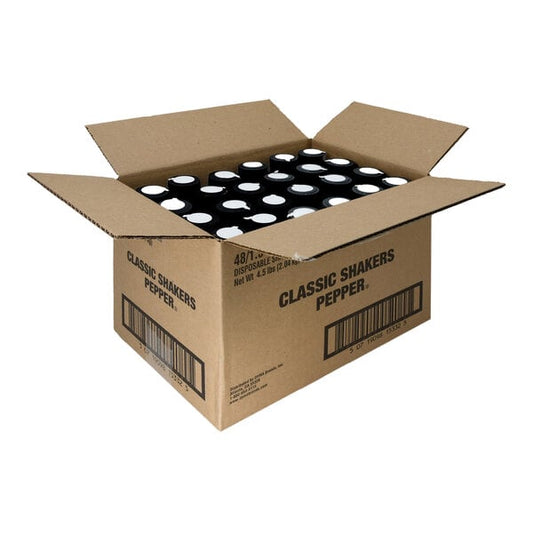 1.5 oz. Prefilled Disposable Pepper Shaker - 48/Case