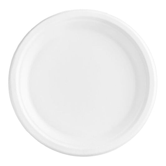 EcoChoice 9" White Plant Fiber Plate - 500/Case