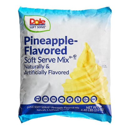 DOLE SOFT SERVE Pineapple Soft Serve Mix 4.4 lb. - 4/Case