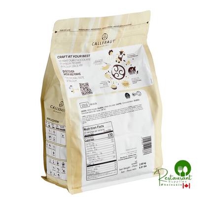 Callebaut Recipe W2 White Chocolate Callets™ – 5.5 lb Bag