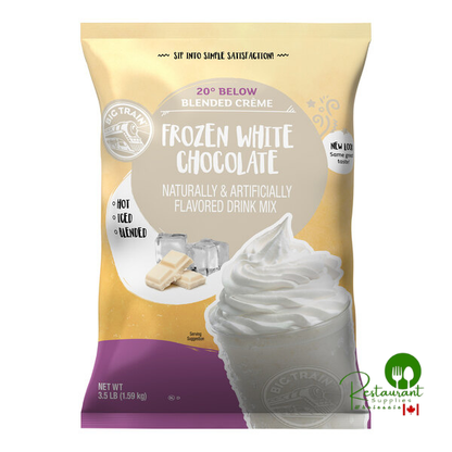 Big Train 20 Below Frozen White Hot Chocolate Mix 3.5 lb | Premium Café Drink Blend