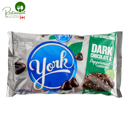 YORK Dark Chocolate Peppermint 1M Baking Chips 8 oz – 12/Case