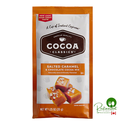 Cocoa Classics Salted Caramel and Chocolate Cocoa Mix Packet – 72/Case