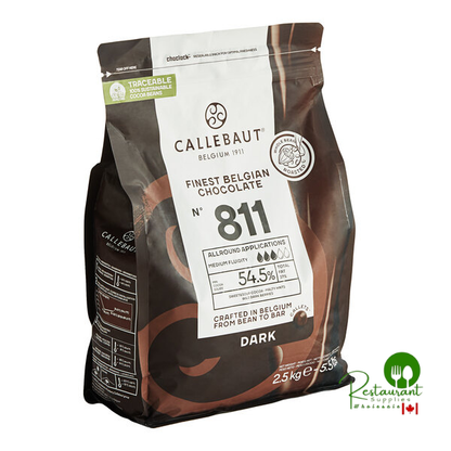 Callebaut Recipe 811 Dark Chocolate Callets – 5.5 lb